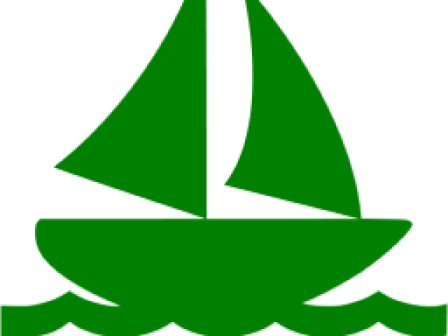 Sail Clipart 3 Boat - Blue Boat Icon - Png Download (640x480), Png Download
