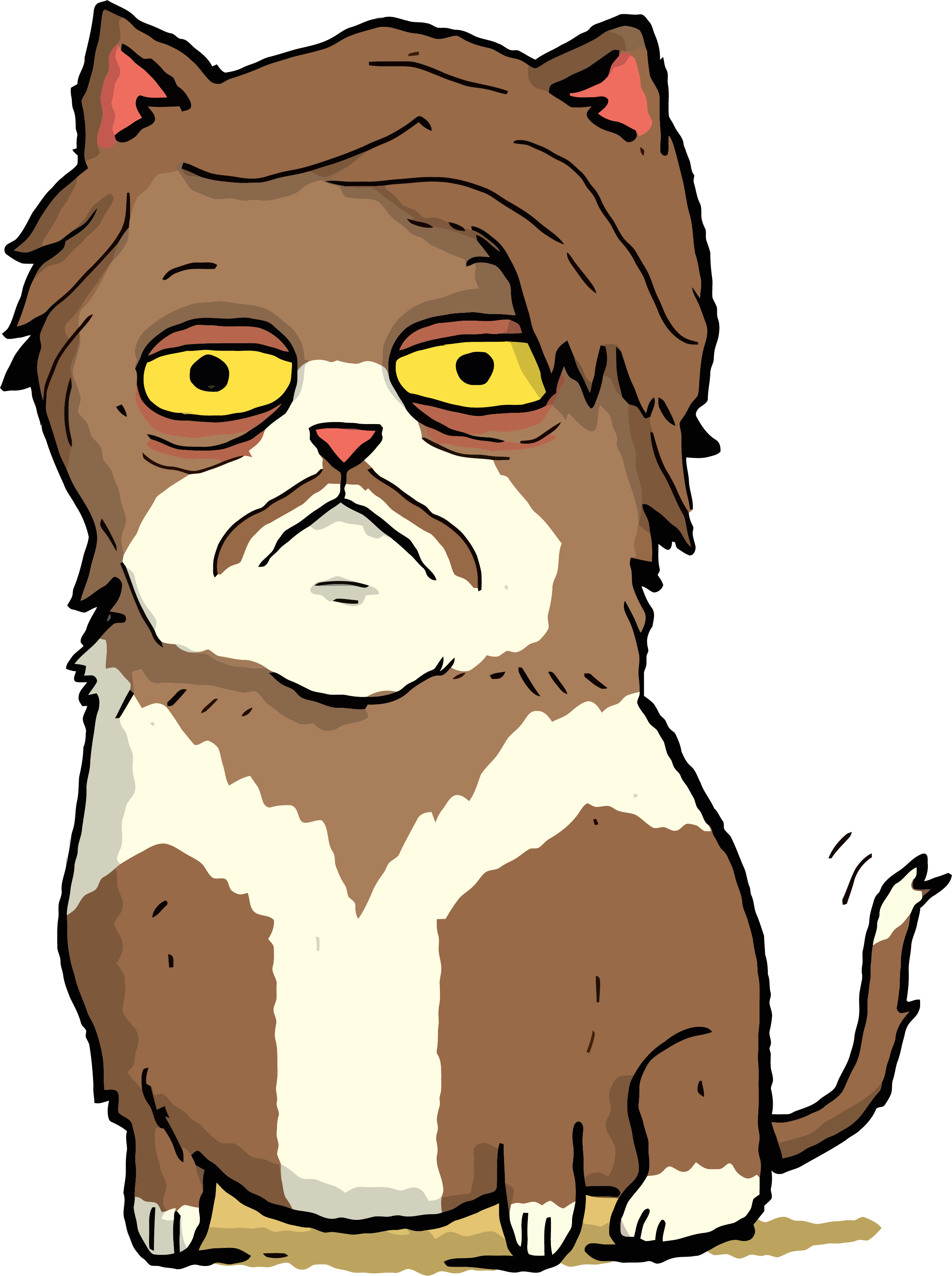 Big Cat Clipart Png Transparent Png (2478x3319), Png Download