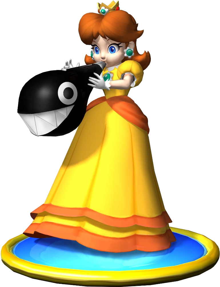 Princesa Daisy - Princess Daisy Mario Party 4 Clipart (785x1024), Png Download