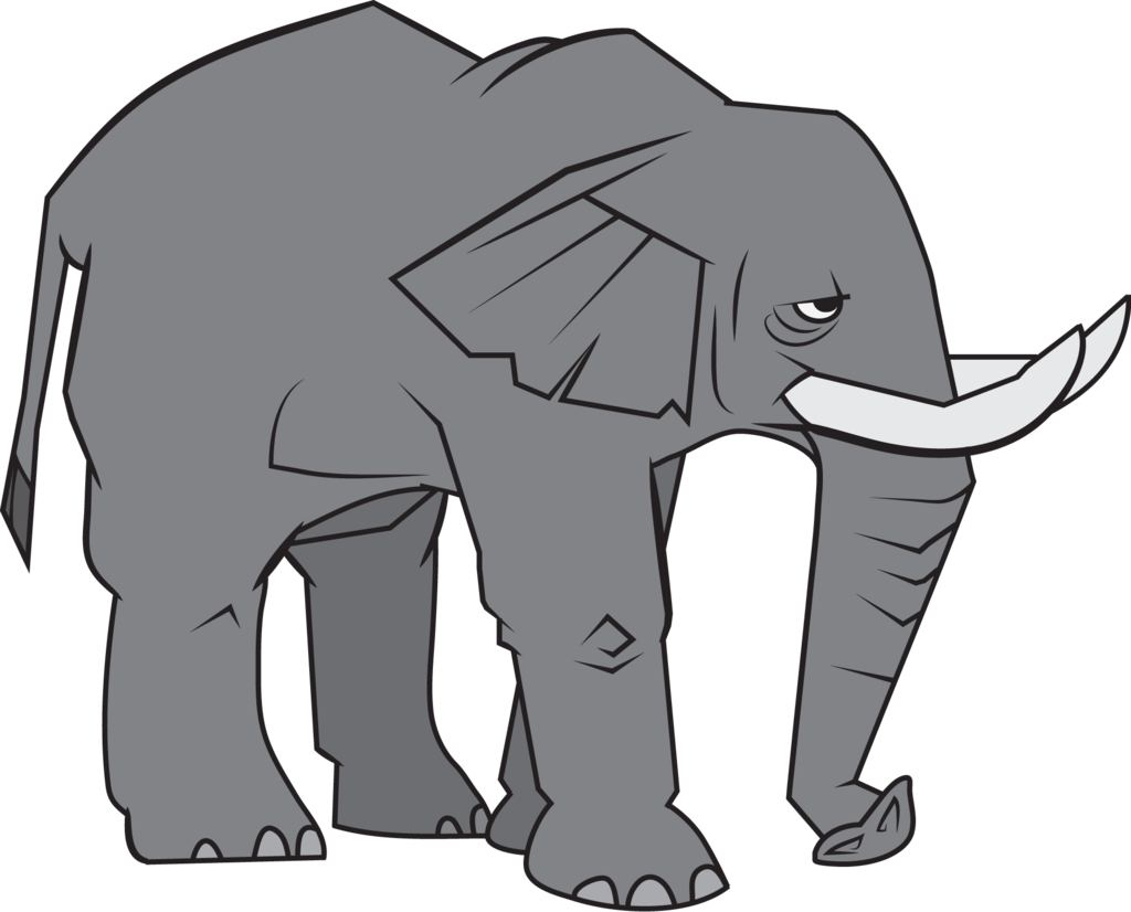 Cartoon Elephant Vector Png - Total Drama Animals Png Clipart (1024x826), Png Download