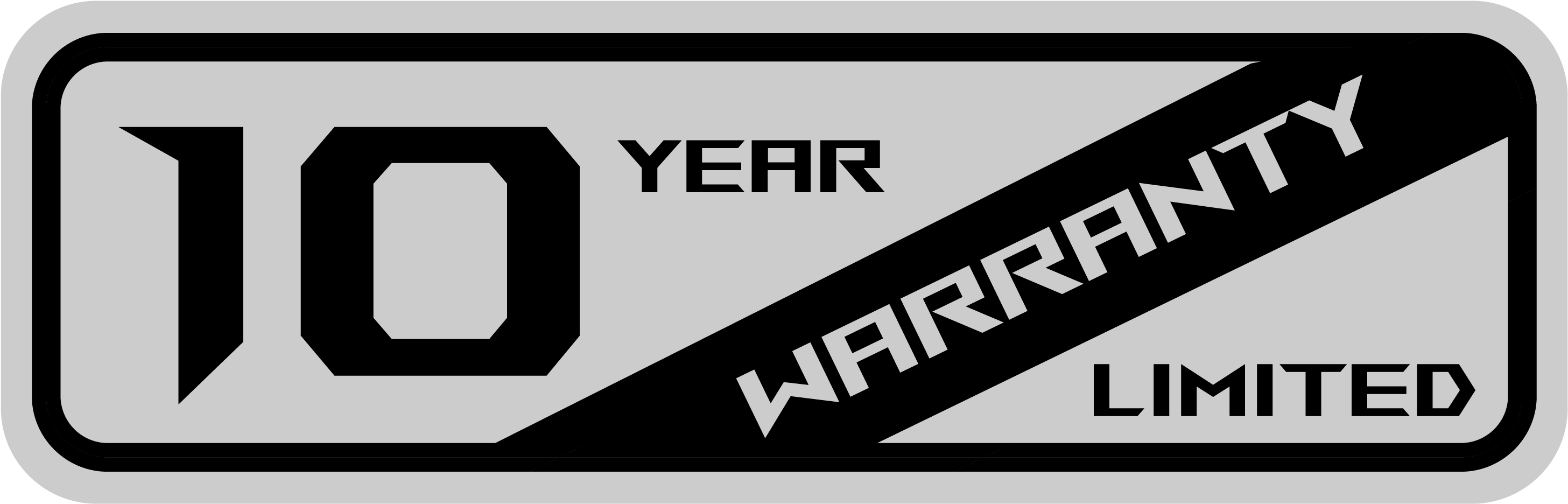 Core Product Operation Is Guaranteed For 10 Years - Sign Clipart (4000x2043), Png Download