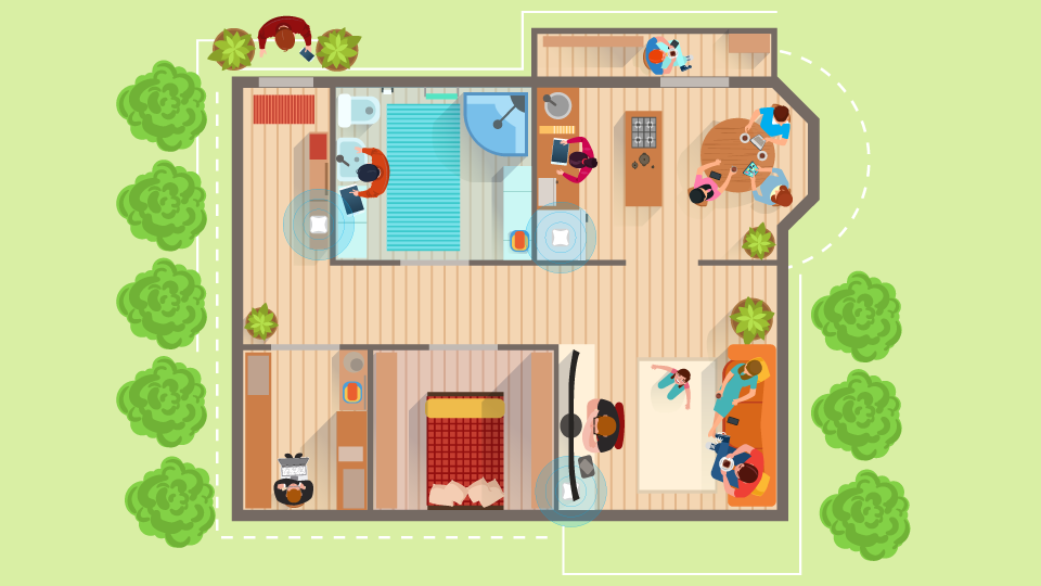 0share - Cartoon Clipart (960x540), Png Download