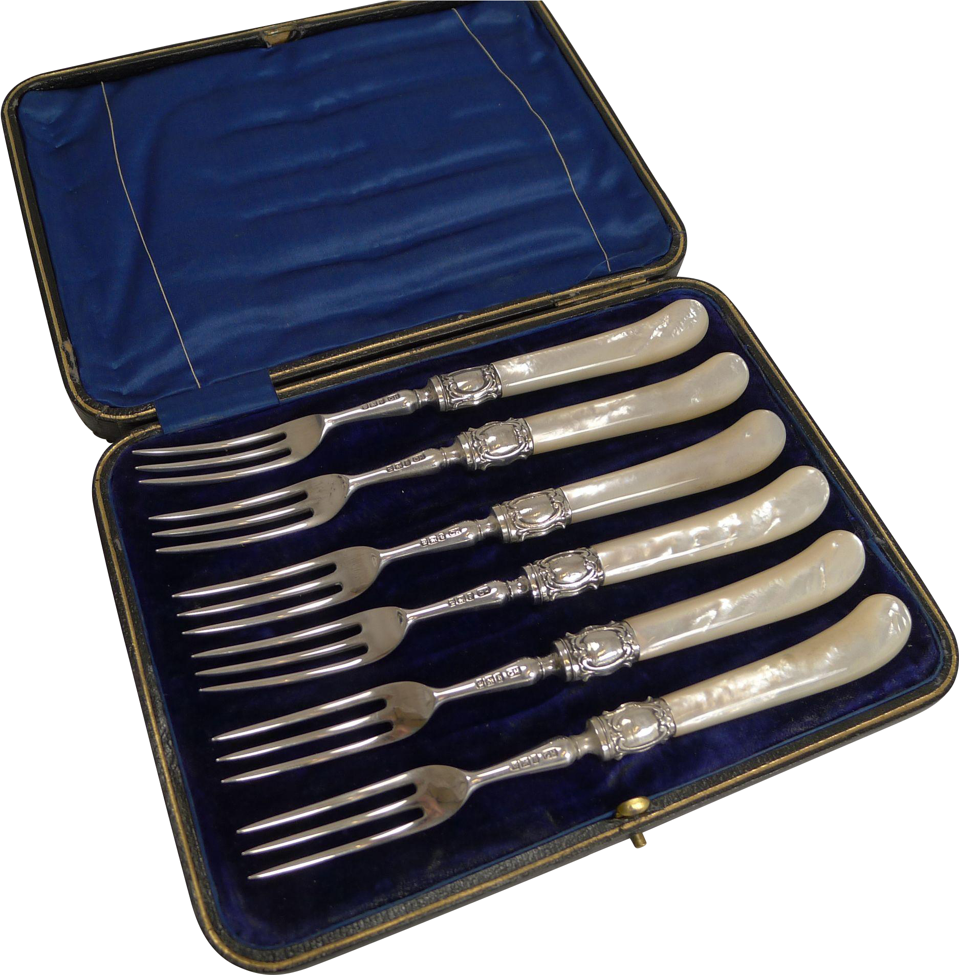 Antique English Sterling Silver & Mother Of Pearl Cake - Screw Extractor Clipart (1874x1905), Png Download