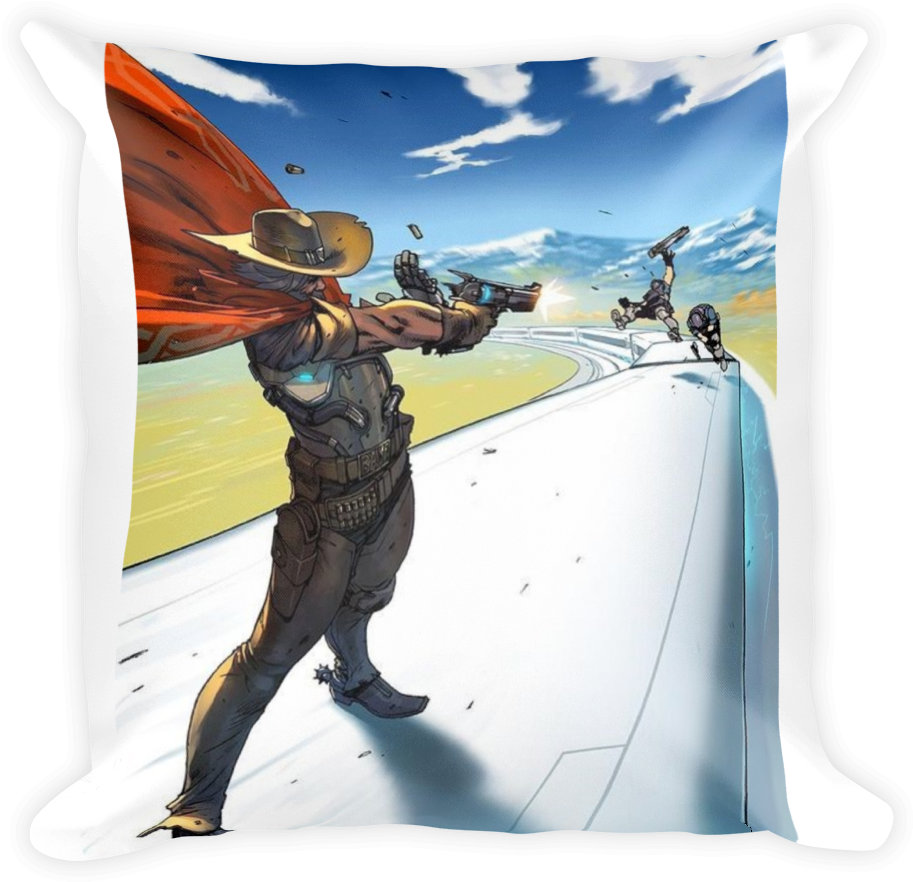 Overwatch Mcree - Overwatch Omnic Crisis Comic Clipart (1000x1000), Png Download