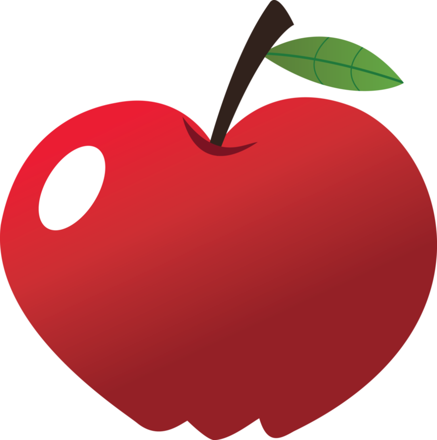 Red Apple Pictures Clipart - Maça Infantil - Png Download (890x898), Png Download