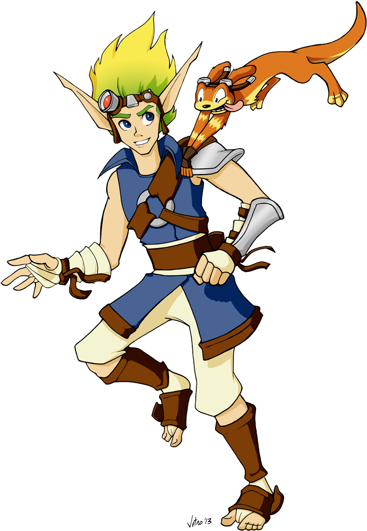 Download Jak Vetro Fanart Transparent Background - Jak Krimzon Guard Deviantart Clipart (725x1047), Png Download