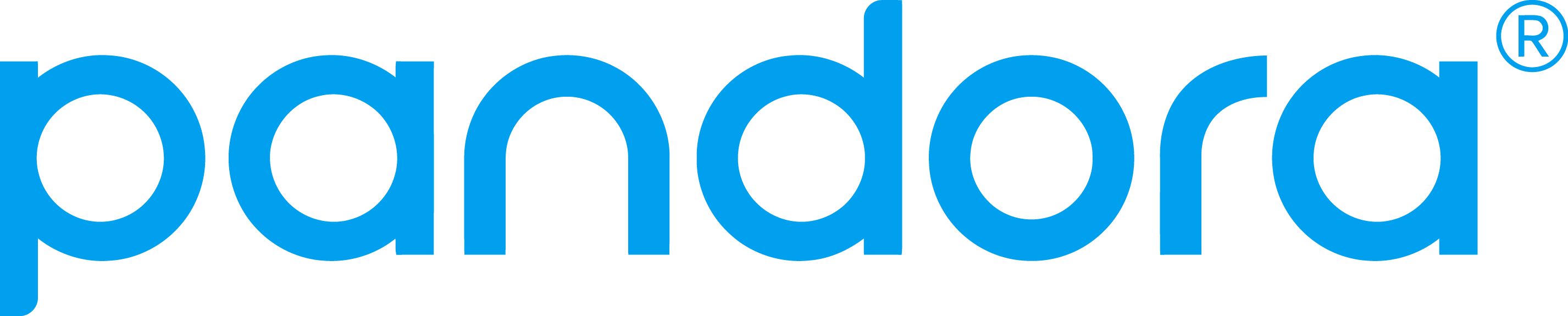 Pandora Logo Radio - Pandora Music Logo Clipart (2853x575), Png Download