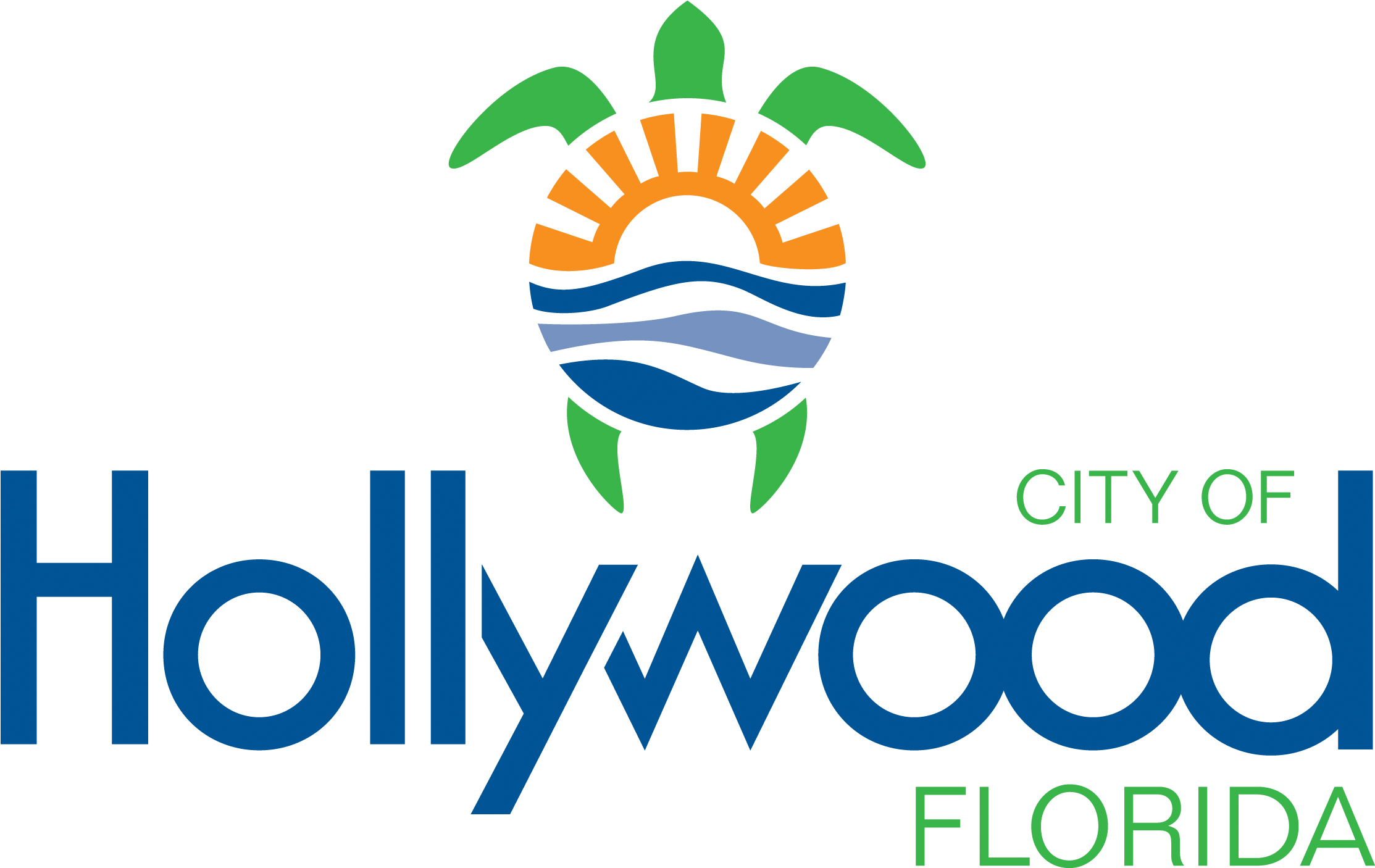 City Of Hollywood Florida Logo Clipart (2400x1500), Png Download