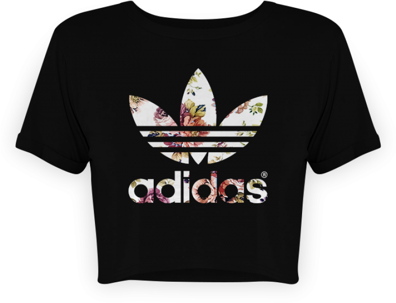 Adidas Crop Top Floral - Adidas Originals Clipart (800x800), Png Download