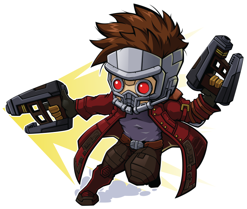 Starlord - Star Lord Cartoon Png Clipart (800x800), Png Download