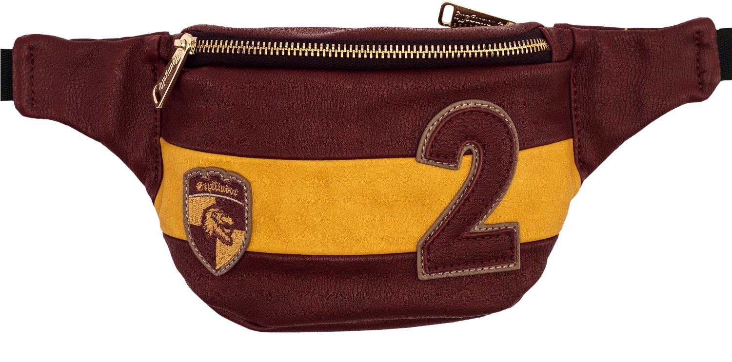 Ron Weasley Gryffindor 9” Faux Leather Bum Bag / Fanny - Messenger Bag Clipart (1625x814), Png Download