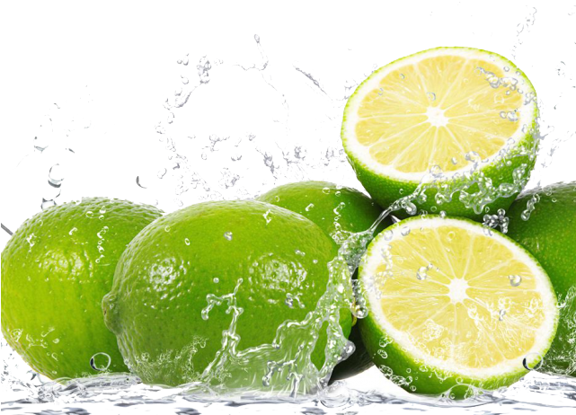 Fruit Water Splash Png Transparent Images - Lime Clipart (640x480), Png Download