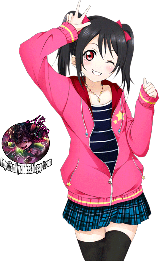 Nico Nico Nii Png Clipart (598x900), Png Download