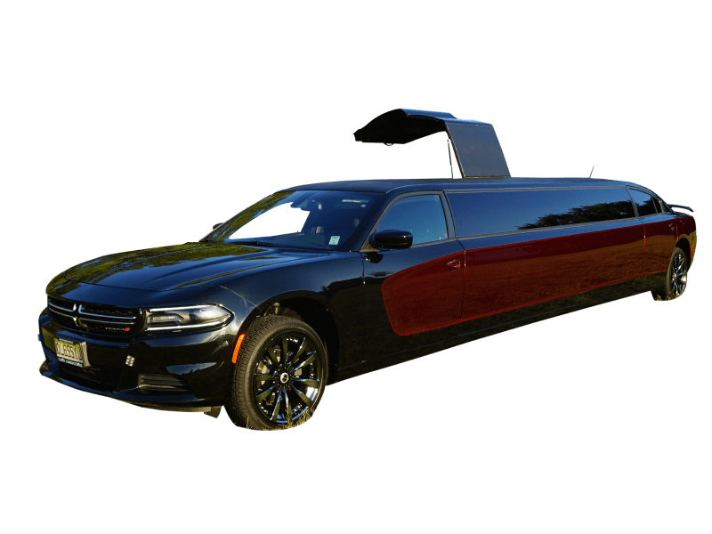 Used 2015 Dodge Charger Sedan Stretch Limo Pinnacle - Limousine Clipart (800x600), Png Download