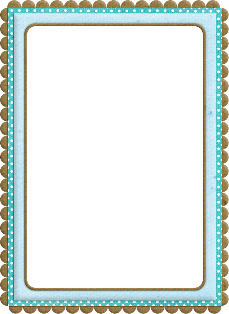 B *✿* Kit Borders For Paper, Borders And Frames, Printable - Border Clipart (747x1024), Png Download