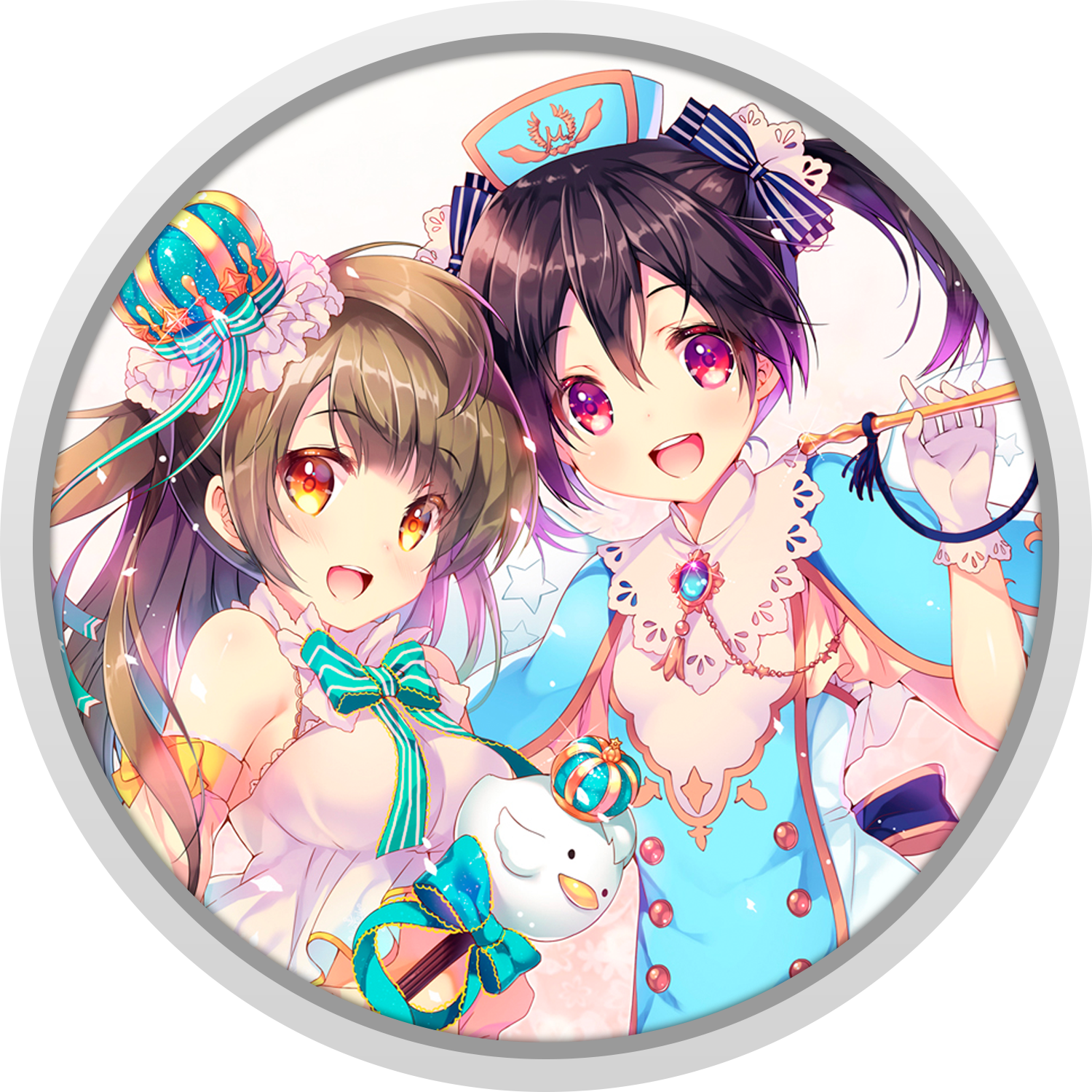 Kotori & Nico - Miwabe Sakura Clipart (1500x1500), Png Download