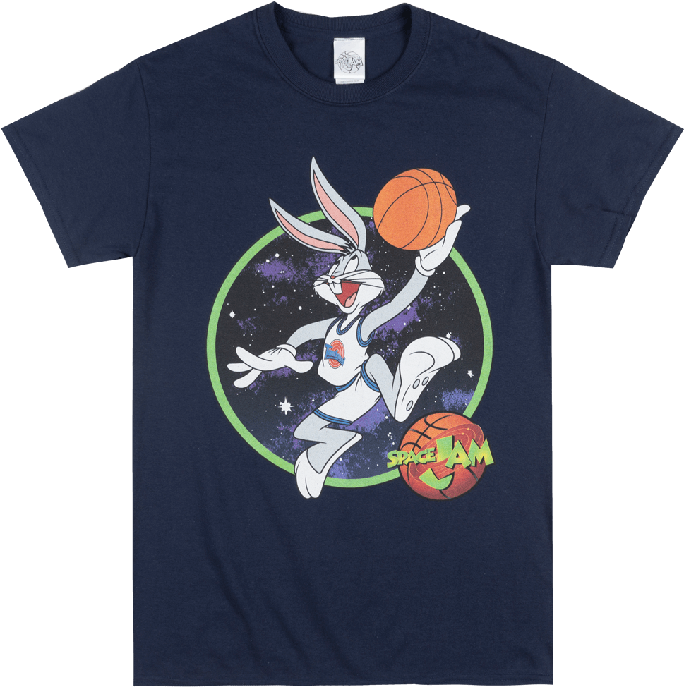 Bug Bunny Space Jam Shirt Clipart (1013x1000), Png Download