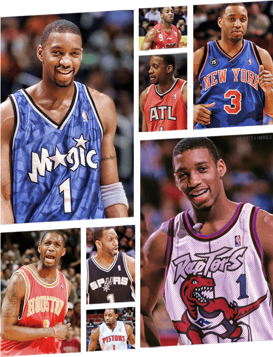 Tracy Mcgrady Teams Clipart (551x719), Png Download