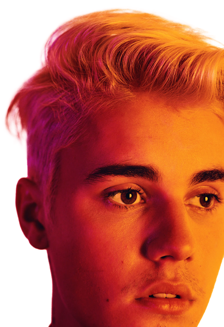 Justin Sticker - Justin Bieber Covers Id Magazine Clipart (1024x1280), Png Download