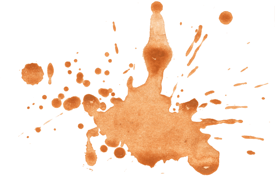4 Brown Watercolor Splatter - Brown Watercolor Effect Png Clipart (935x700), Png Download