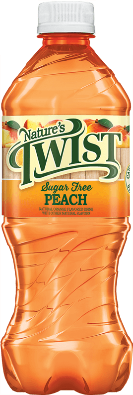 Nature's Twist Peach - Natures Twist Orangeade Malaysia Clipart (550x800), Png Download
