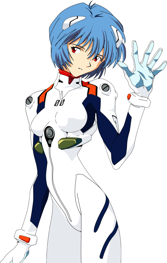 Rei Ayanami Rei Ayanami - Rei Ayanami Plugsuit Clipart (744x1024), Png Download