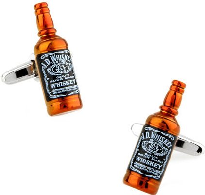 Jack Daniels Cufflinks - Spinki Do Mankietów Whisky Clipart (640x640), Png Download