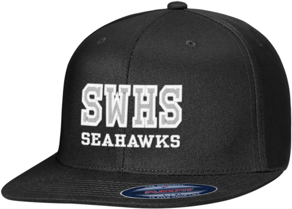 Seahawks Santa Hat - Rvca Flex Fit Clipart (600x780), Png Download