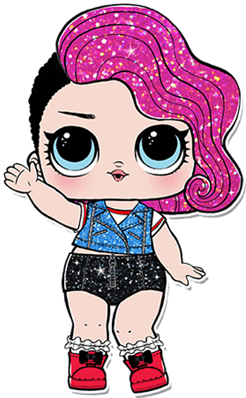 Lol Rocker Glitter - Lol Surprise Dolls Rocker Clipart (600x600), Png Download
