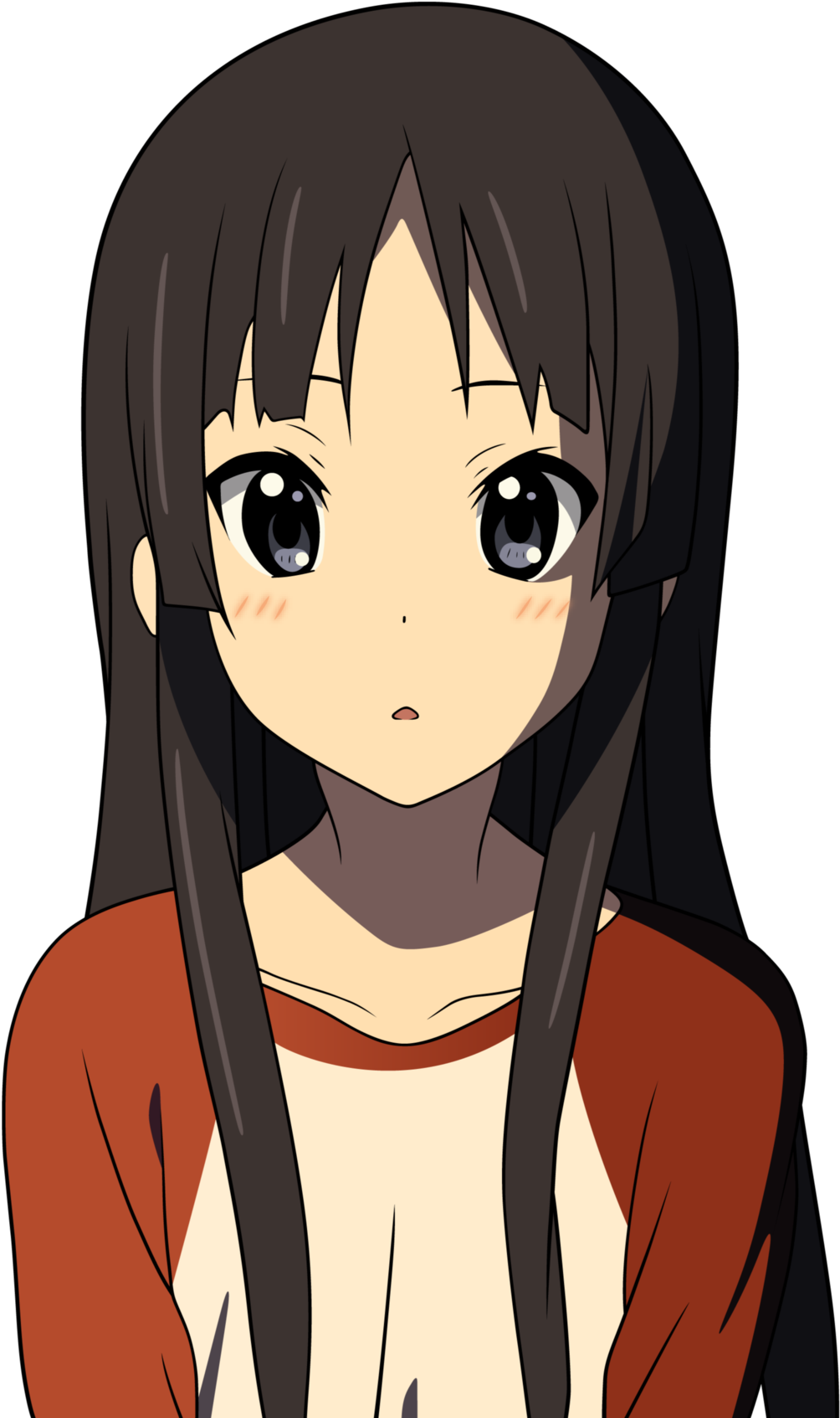 Vector Anime Kon - Mio K On Manga Clipart (1024x1706), Png Download