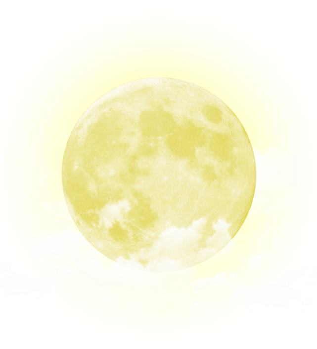 Yellow Moon Png Clipart (640x1008), Png Download