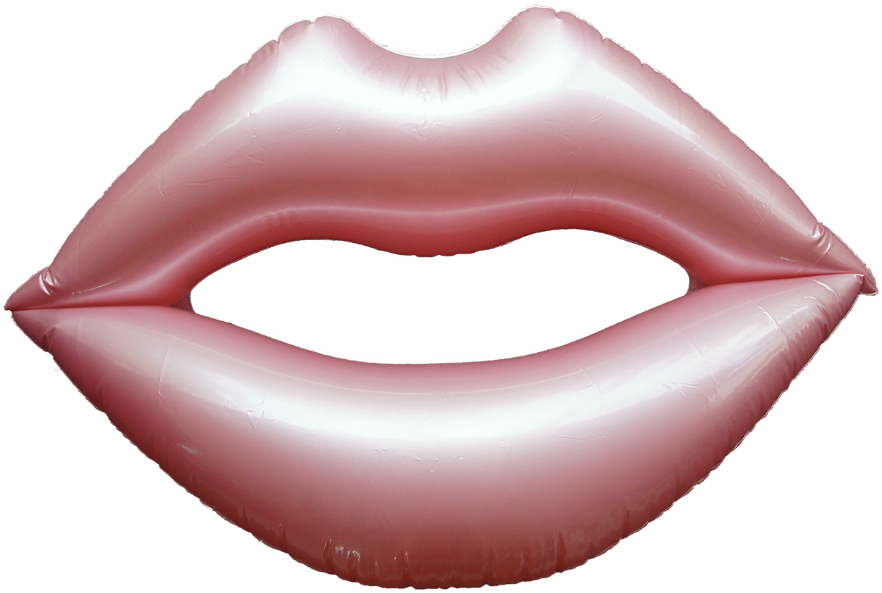 Lips Svg Gold - Tongue Clipart (1500x998), Png Download