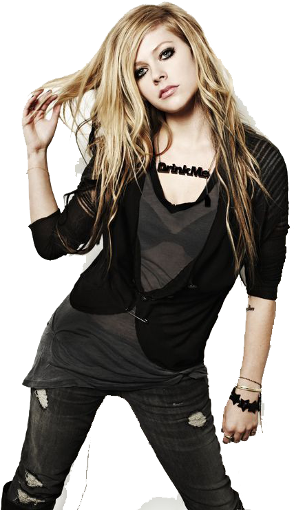Avril Lavigne Png Transparent - Avril Lavigne Goodbye Lullaby Photoshoot Clipart (533x800), Png Download