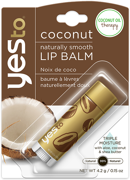 Yes To Coconut Naturally Smooth Lip Balm - Yes To Coconut Chapstick Clipart (480x798), Png Download