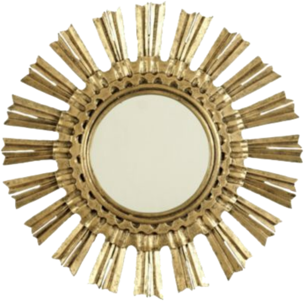 #ftestickers #frame #golden #circular - Simple Circular Pattern Png Clipart (1024x1001), Png Download