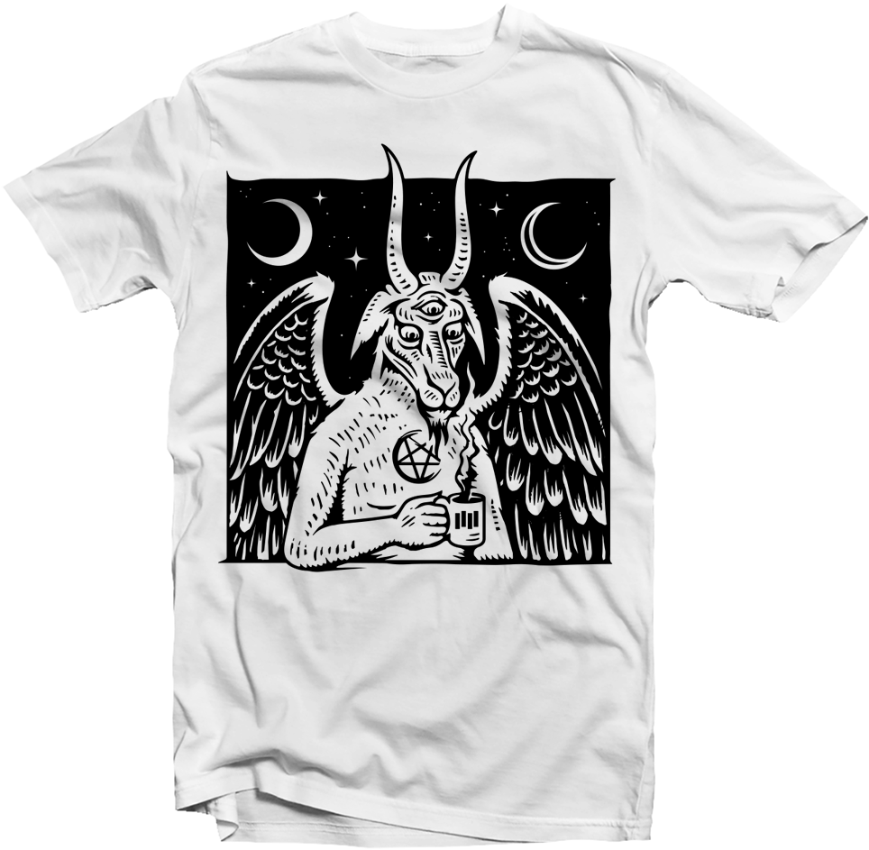 Baphomet - Tee - T-shirt Clipart (1000x1000), Png Download
