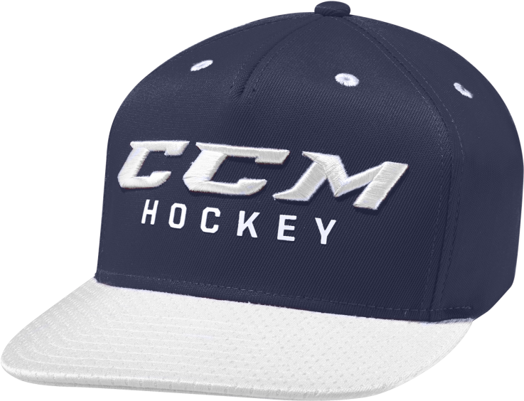 True To Hockey Flat Brim Snapback - Baseball Cap Clipart (760x643), Png Download
