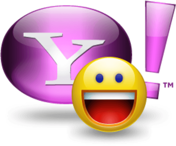 Smile Clipart Yahoo - Yahoo Messenger Logo - Png Download (600x600), Png Download