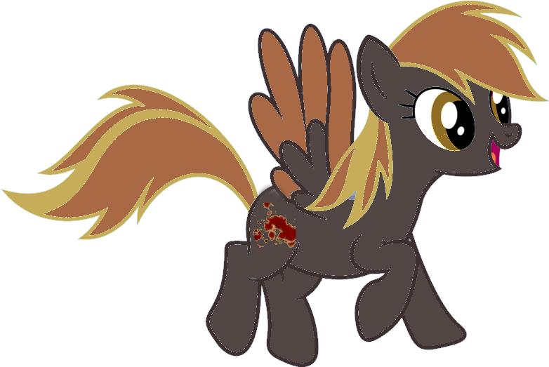 Artist Needed, Blood, Pegasus, Ponified, Pony, Raptors - My Little Pony Spino Clipart (782x523), Png Download