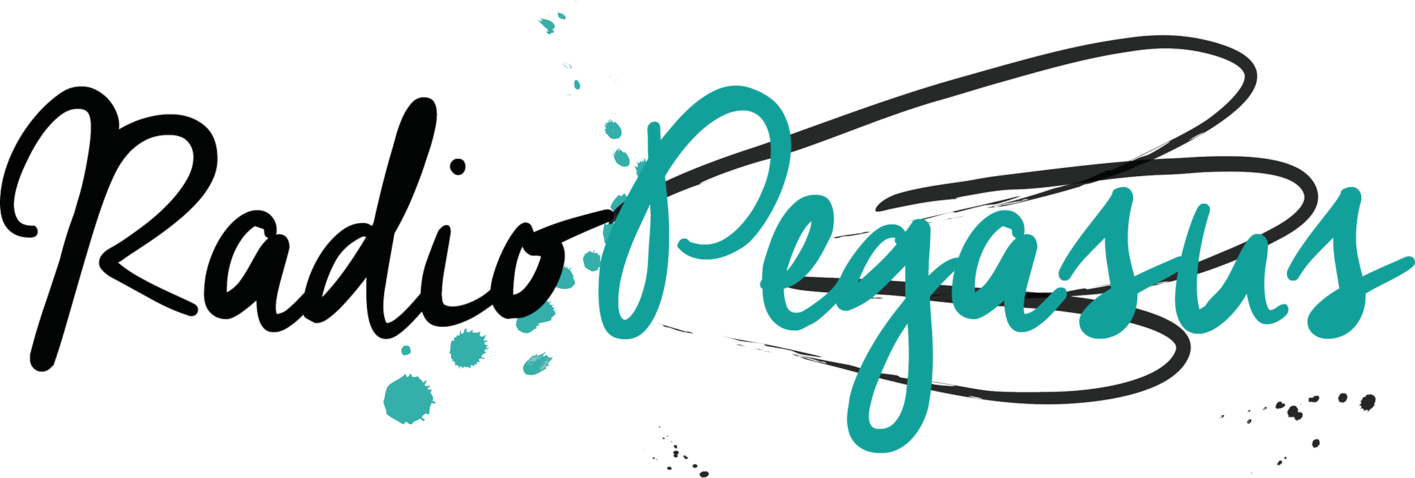 Radio Pegasus Logo - Calligraphy Clipart (2048x692), Png Download