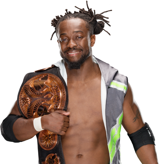 2 - Kofi Kingston Tag Team Champion Clipart (1000x707), Png Download