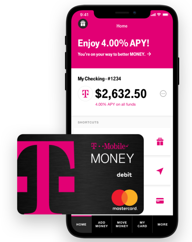 T Mobile Money Goes National - T Mobile Money Debit Card Clipart (630x795), Png Download