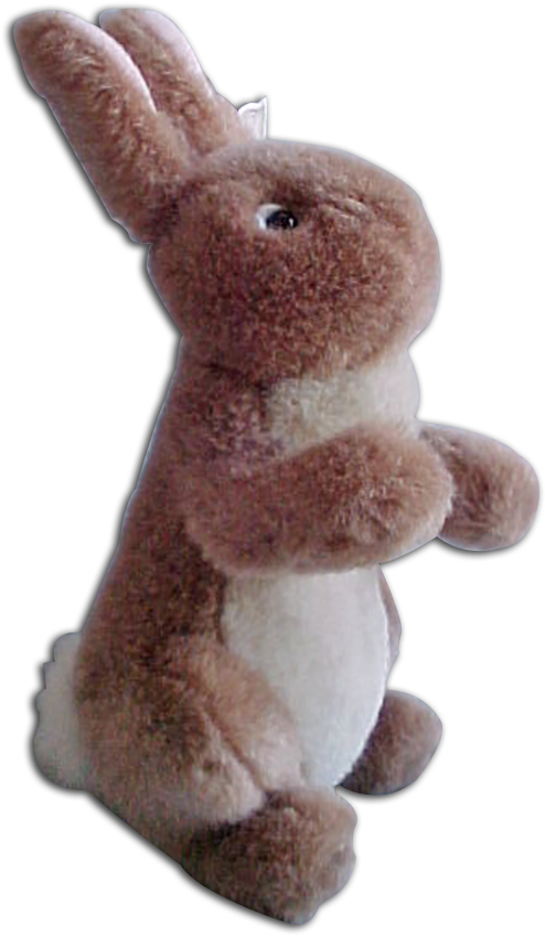Classic Rabbit Plush Toy Disney Stuffed Animal - Classic Winnie The Pooh Rabbit Plush Clipart (511x856), Png Download