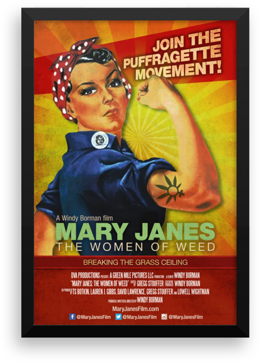Mary Janes Film Poster - Rosie The Riveter Clipart (1000x1000), Png Download