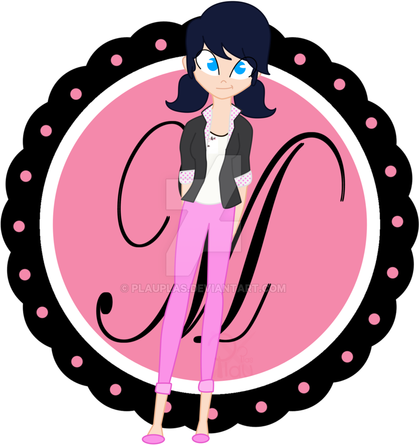 Miraculous Ladybug By Plauplas Marinette Dupaincheng - Newton Le Willows Football Clipart (864x917), Png Download