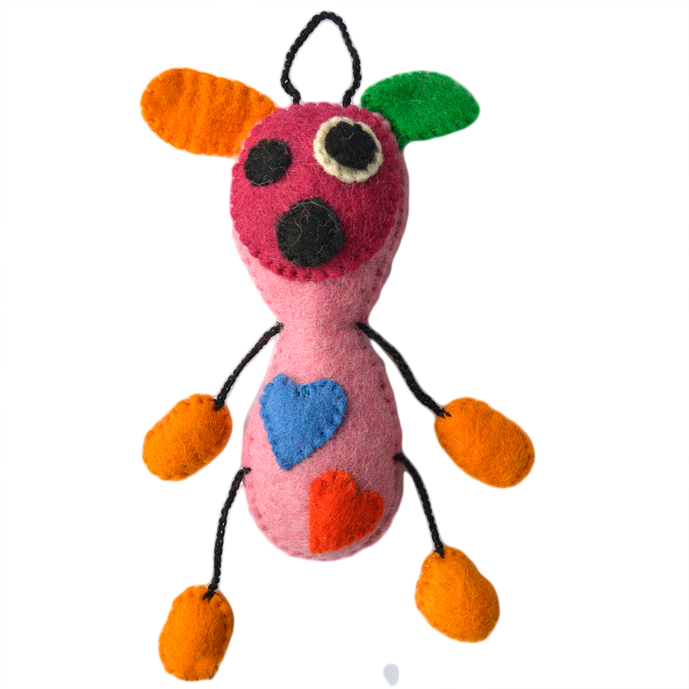 Woolen Felt Hanging Toy - Stuffed Toy Clipart (1000x1000), Png Download