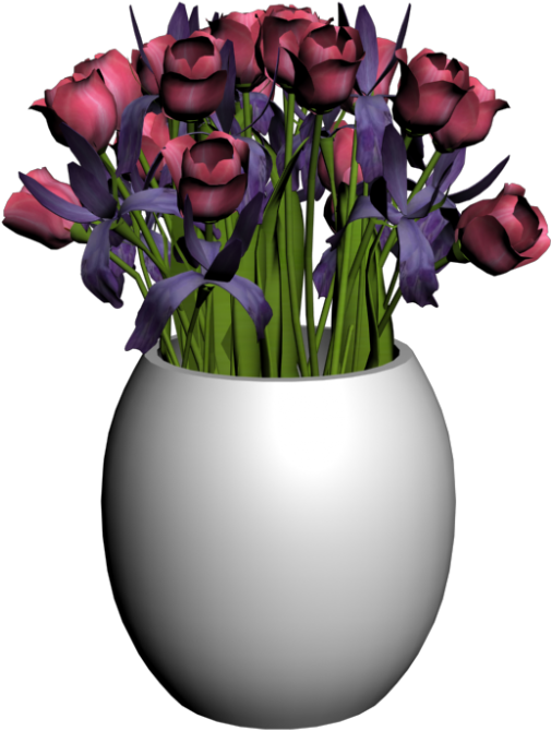 Levitating X Plant - Bouquet Clipart (1000x1000), Png Download