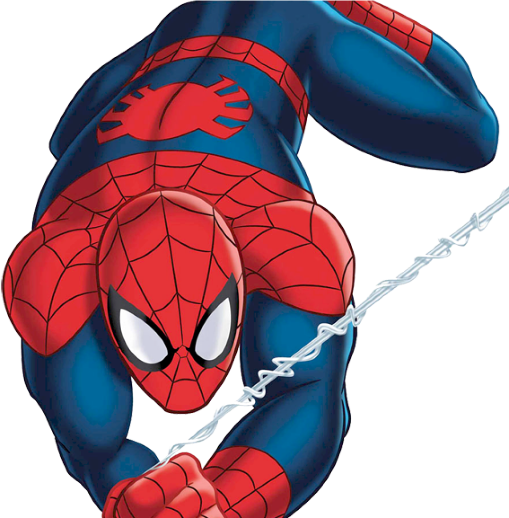 Spiderman Clip Art Spiderman Hd Clip Art Png Clip Art - Ultimate Spider Man 2012 Transparent Png (1008x1025), Png Download