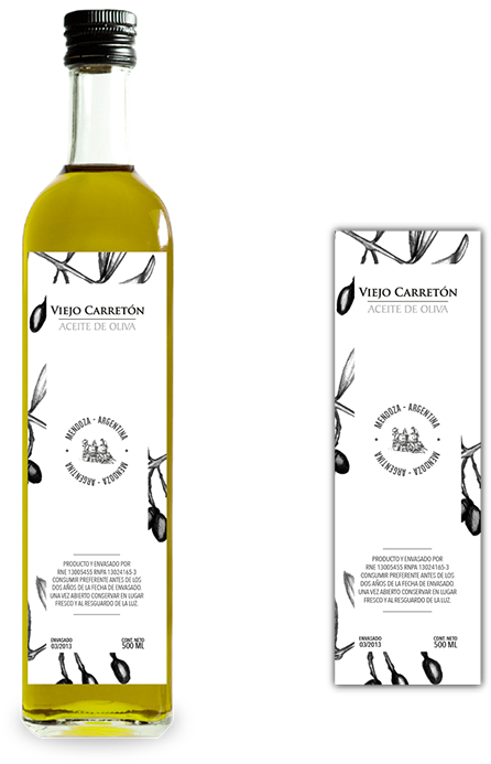#aceite De #oliva Viejo Carretón #olive #oil #bottle - Glass Bottle Clipart (600x745), Png Download