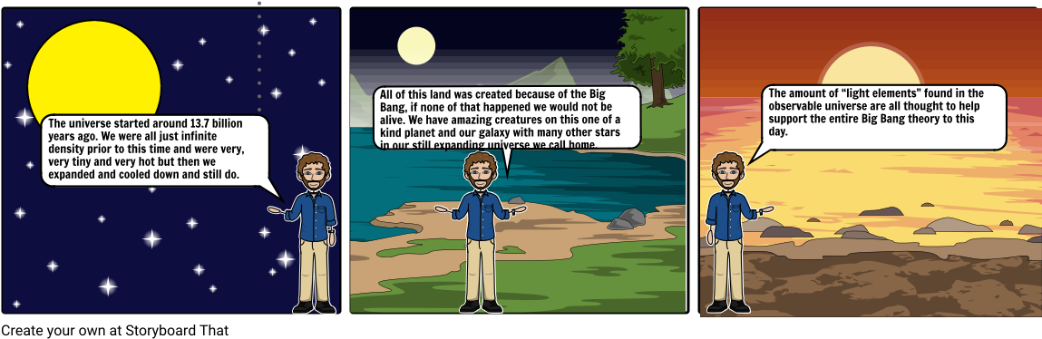 Theory Of Big Bang - Cartoon Clipart (1164x385), Png Download